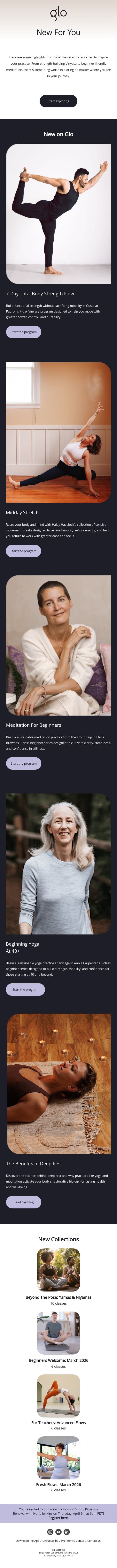 Your monthly highlights are here 🌿 email from glo (BAT) screenshot