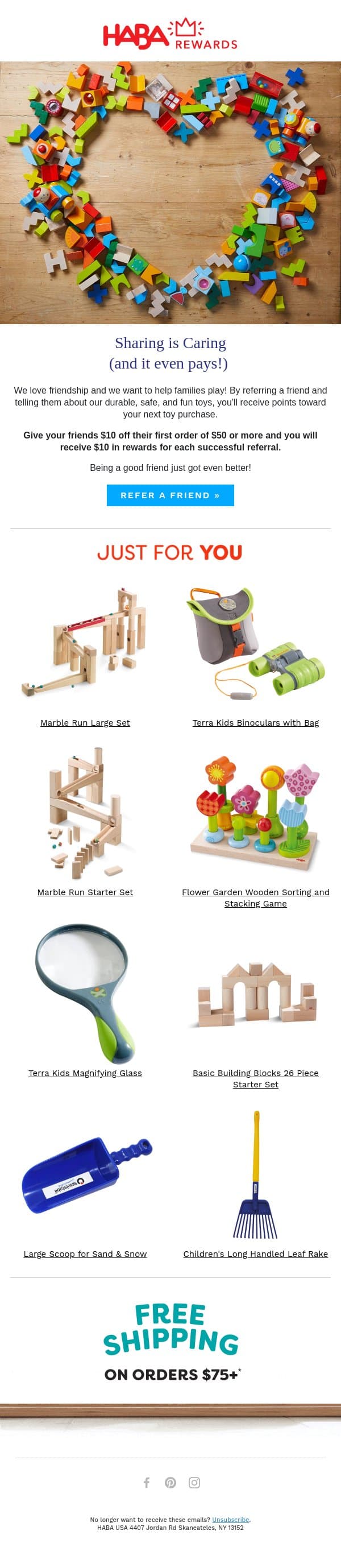 ✨ They Play, You Play, We All Play! email from HABA screenshot