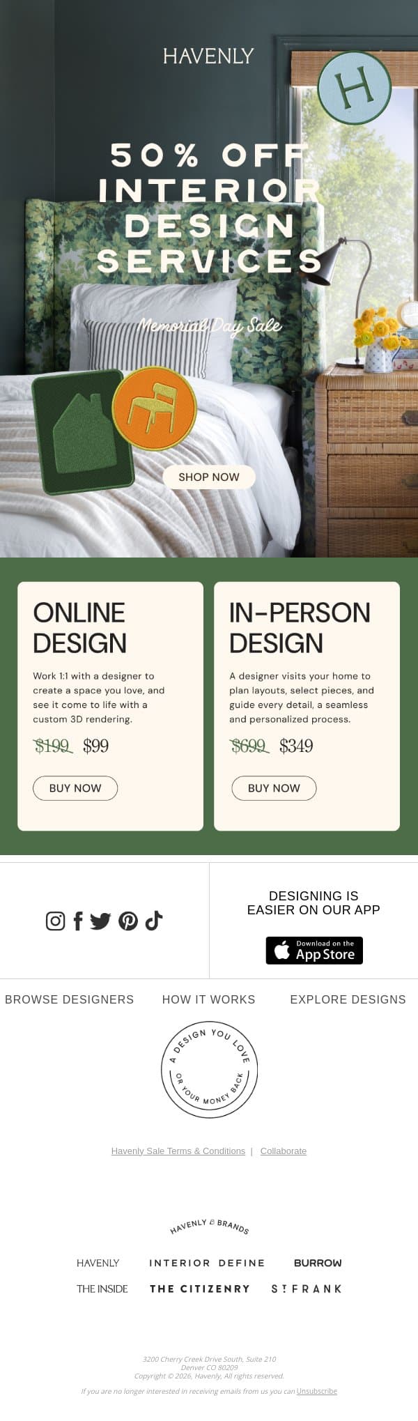 The countdown to your summer refresh is on email from Havenly screenshot
