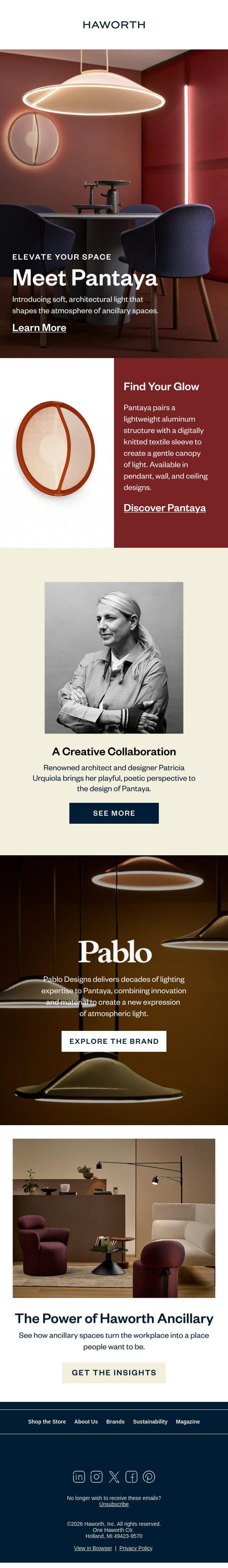 A Softer Light: Pantaya Just Arrived email from Haworth screenshot