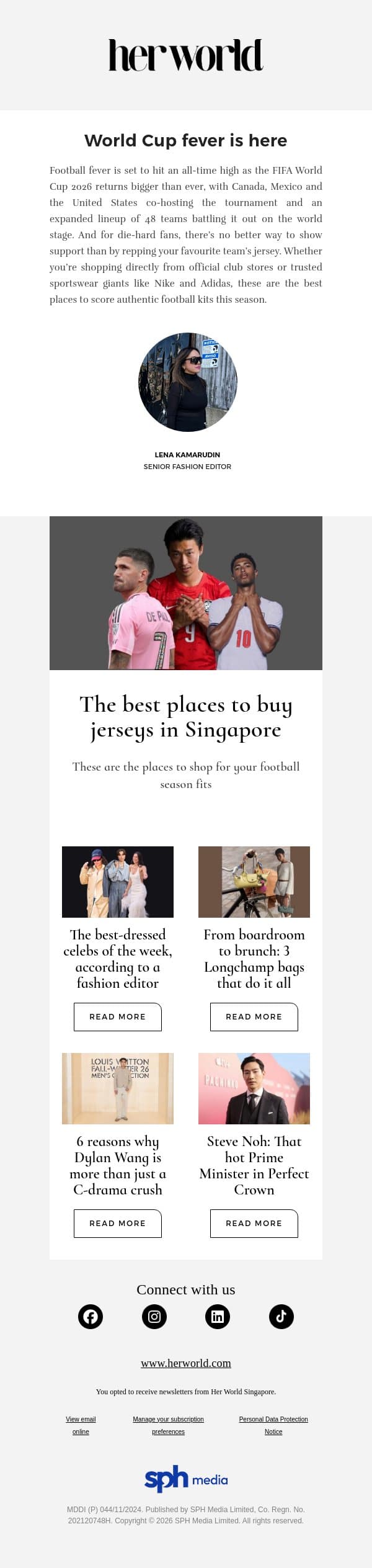 The best places to buy jerseys in Singapore email from H.E.R. screenshot