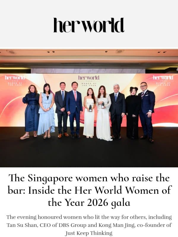 The Singapore women who raise the bar: Inside the Her World Women of the Year 2026 gala email from H.E.R.