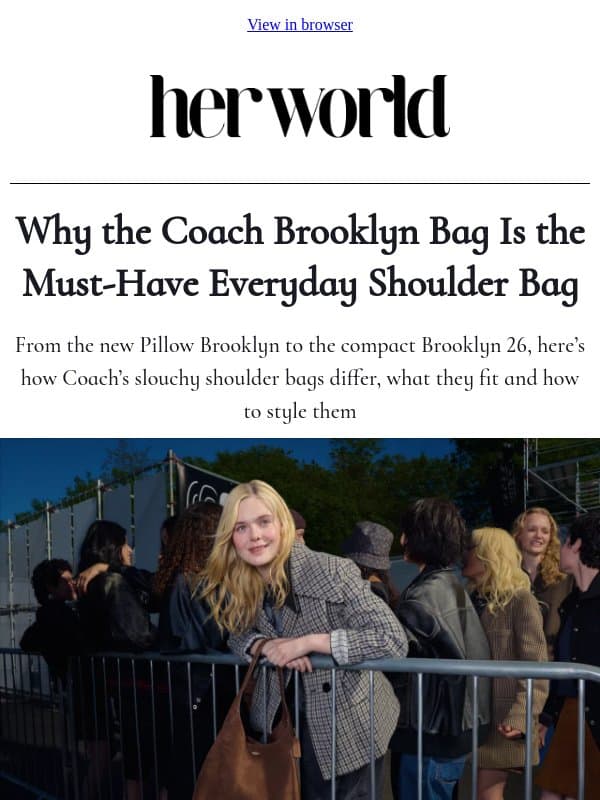 [ADV] Why the Coach Brooklyn Bag Is the Must-Have Everyday Shoulder Bag email from H.E.R.