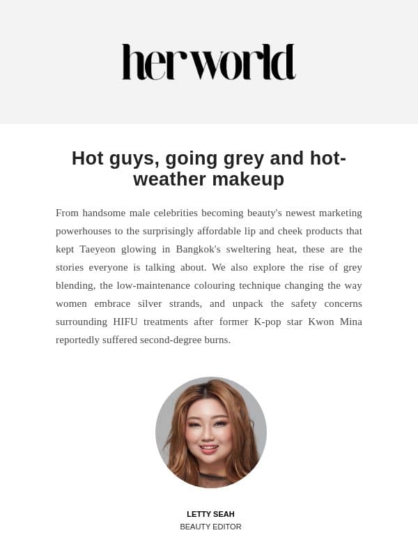Hot guys are beauty’s hottest marketing tool right now email from H.E.R.
