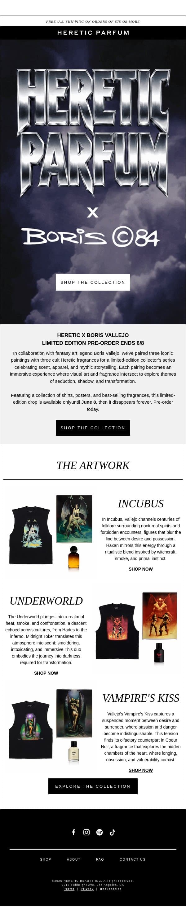 NSFW: Boris Vallejo X Heretic email from Heretic screenshot