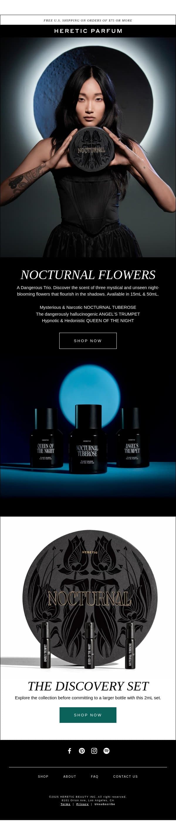 DANGEROUS NIGHT BLOOMS email from Heretic screenshot