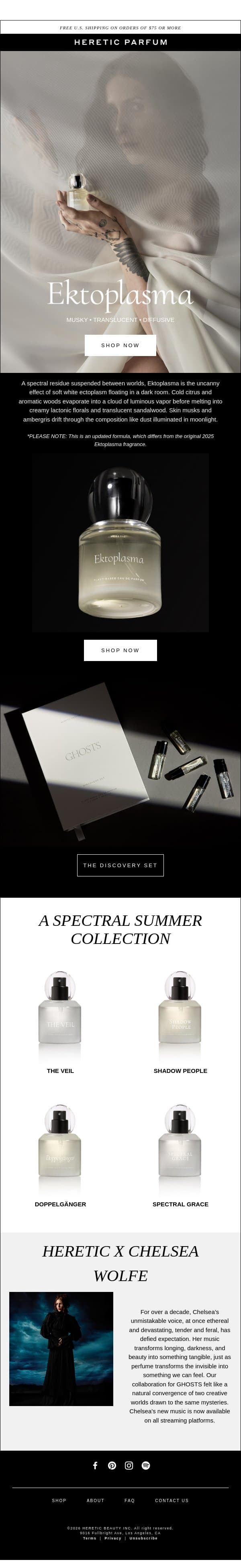 EKTOPLASMA email from Heretic screenshot
