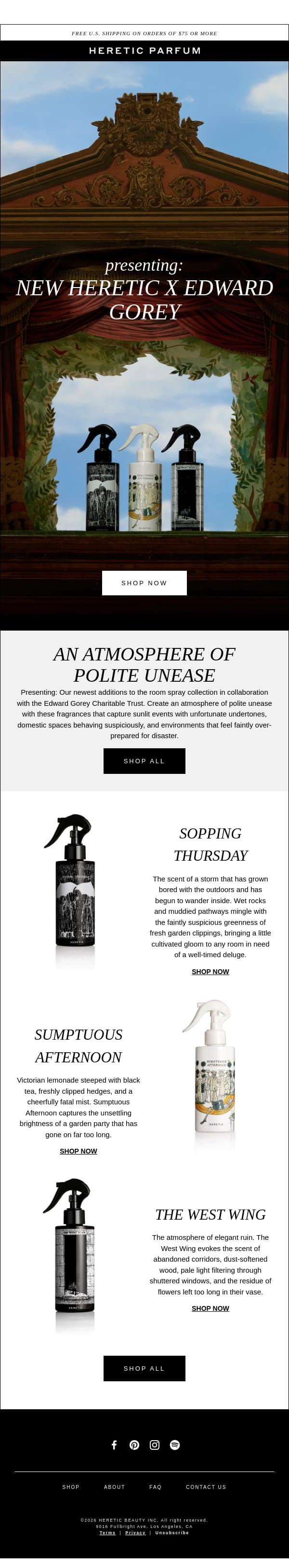 NEW Heretic X Gorey email from Heretic screenshot