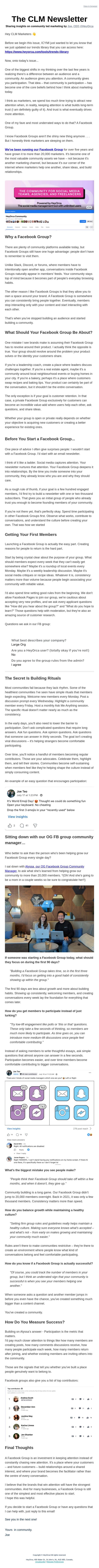 🐳 The most underrated marketing channel… email from HeyOrca screenshot