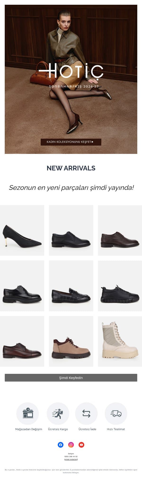 New Now Yayında: İlk Sen Keşfet! email from Hotiç screenshot