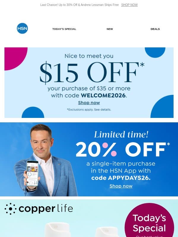 Say Ahhh 💙 Copper Life Arthritis Relief Spray + an App Coupon Inside email from HSN