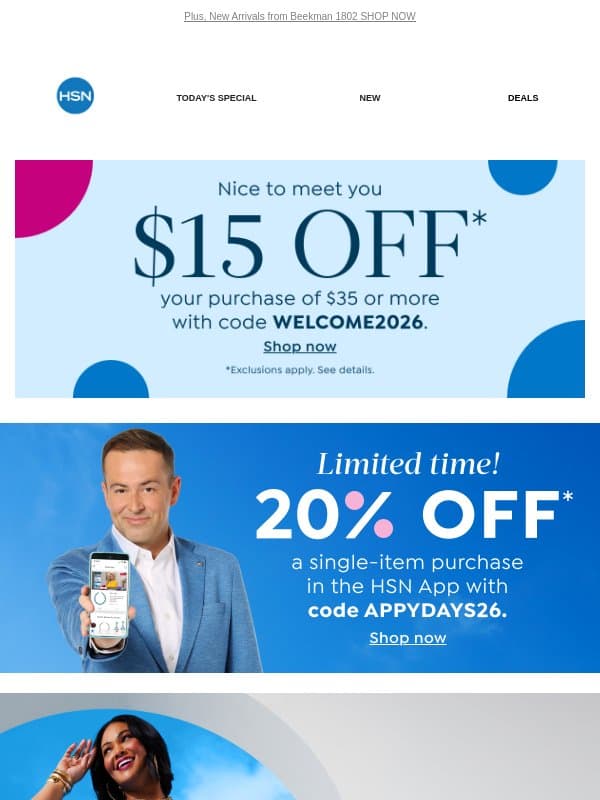 Sunny Days Call for Cool Summer Styles email from HSN
