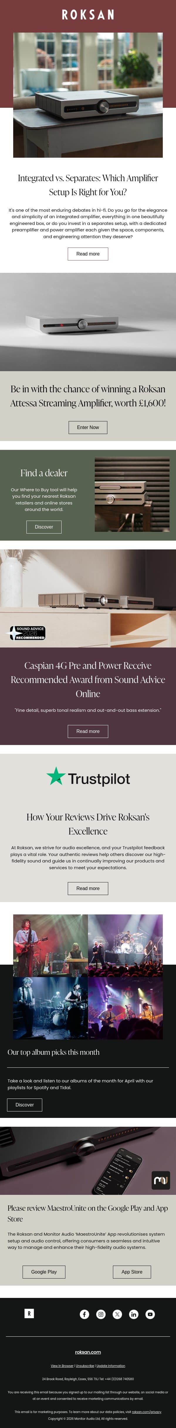 Your monthly roundup of Roksan email from Hulu screenshot