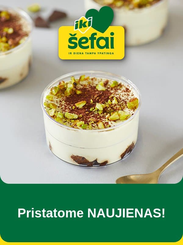 Nauji skoniai jūsų stalui jau čia! 🍰🥪 email from Iki