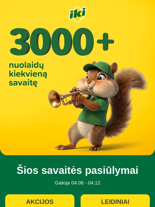 🌞 Pasiruošk savaitei su IKI! 🛒 email from Iki