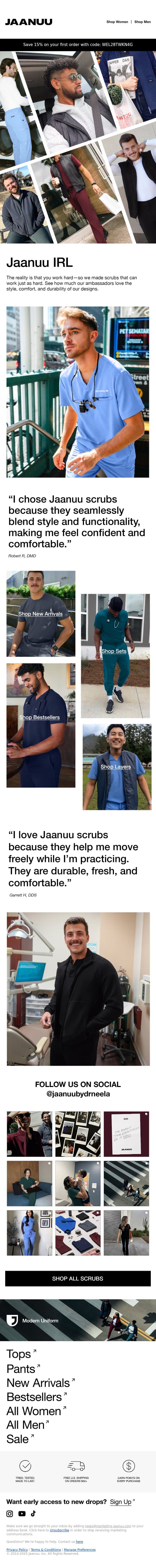 These real HCPs really like Jaanuu email from Jaanuu screenshot