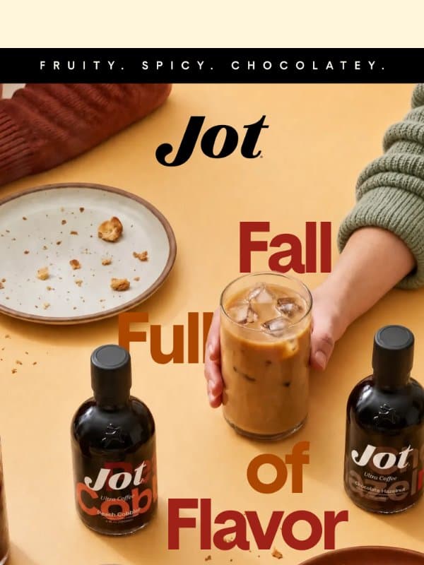 All the fall things email from Jot