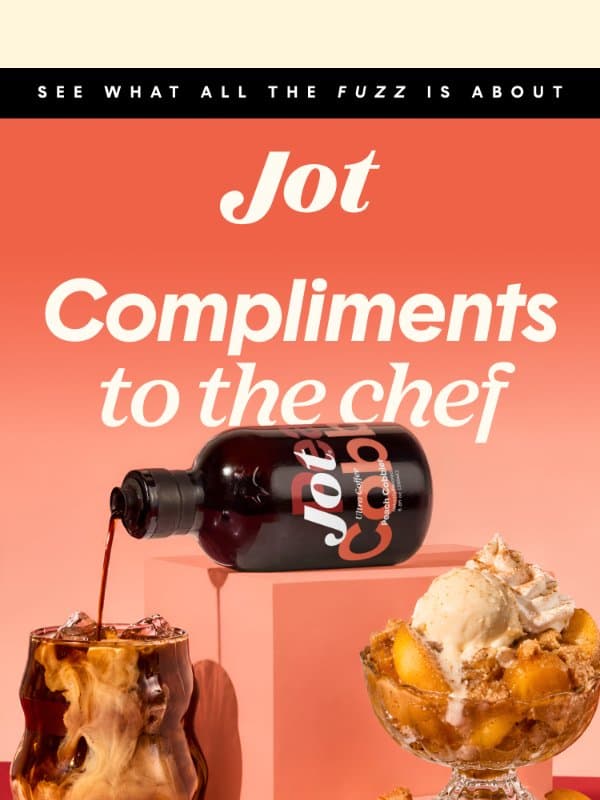 See what all the fuzz is about email from Jot