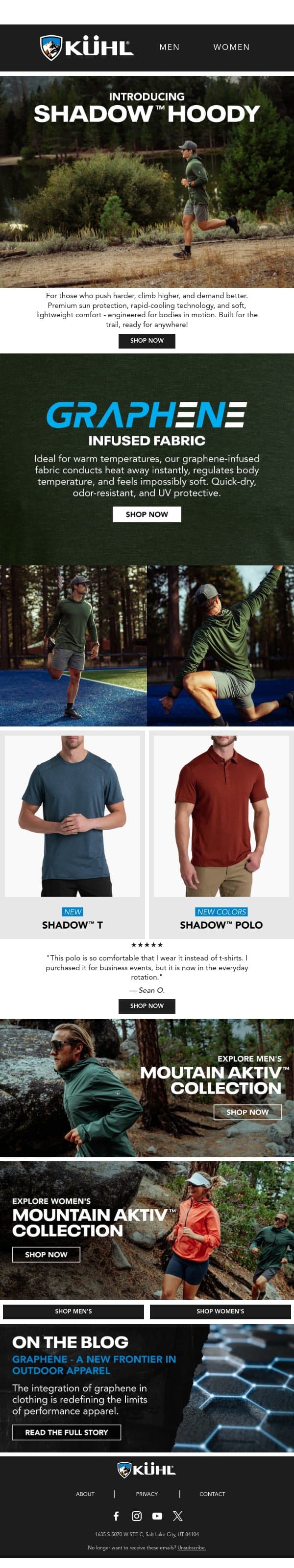 Introducing the SHADOW™ Hoody email from Kühl screenshot