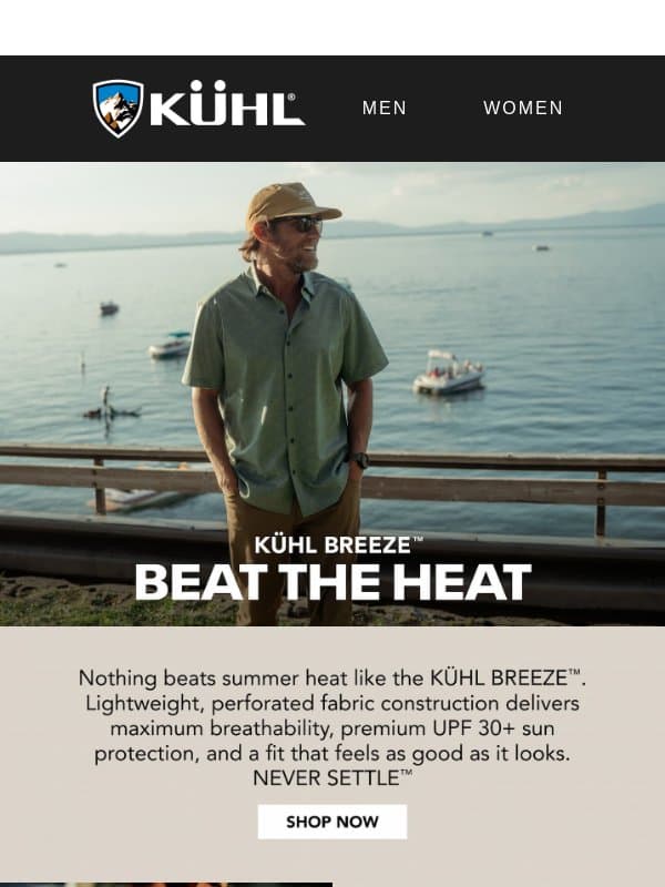 Beat the Heat email from Kühl