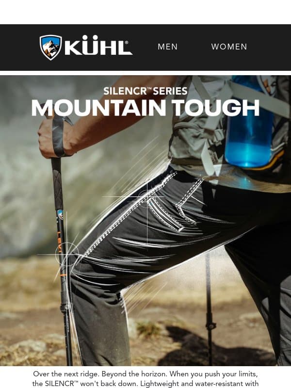 Push Your Limits with SILENCR™! email from Kühl