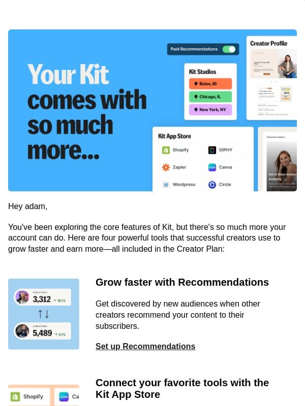📬 4 powerful Kit features you might not know about email from Kit