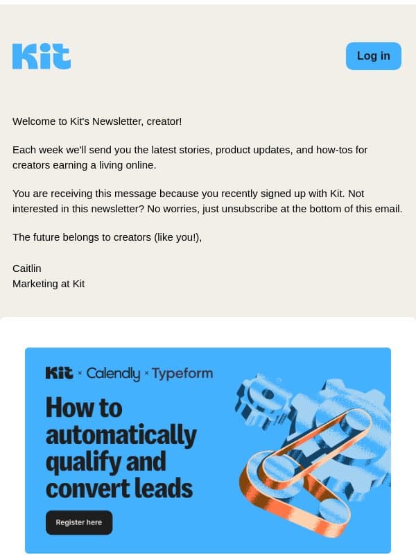 Workshop: Build & automate your client booking funnel email from Kit