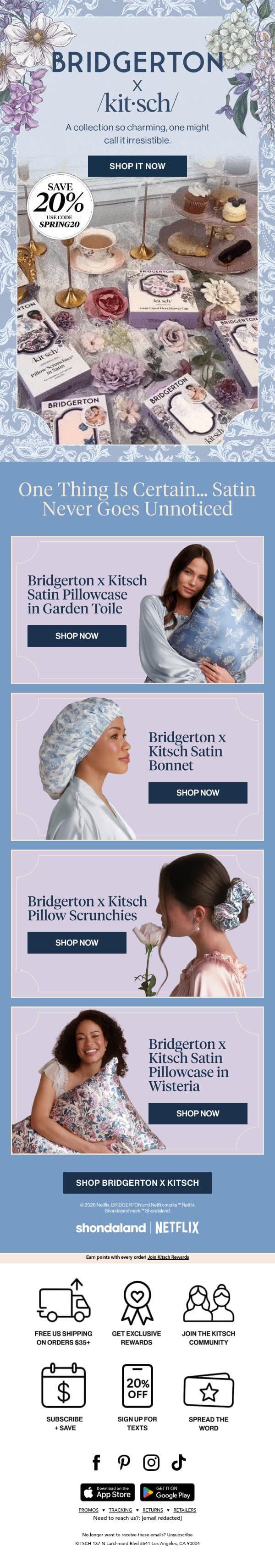 A SECRET NO ONE CAN KEEP 🐝 (Now 20% Off)! email from Kitsch screenshot