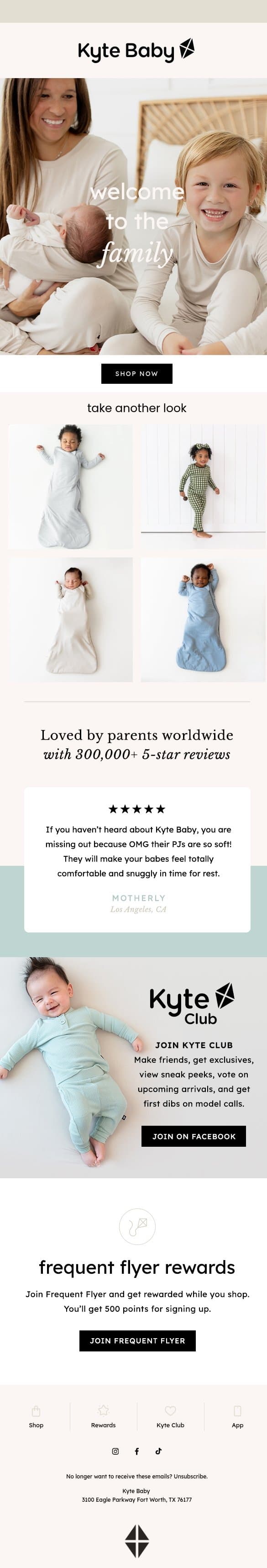 You're in now! 🪁 email from Kyte screenshot
