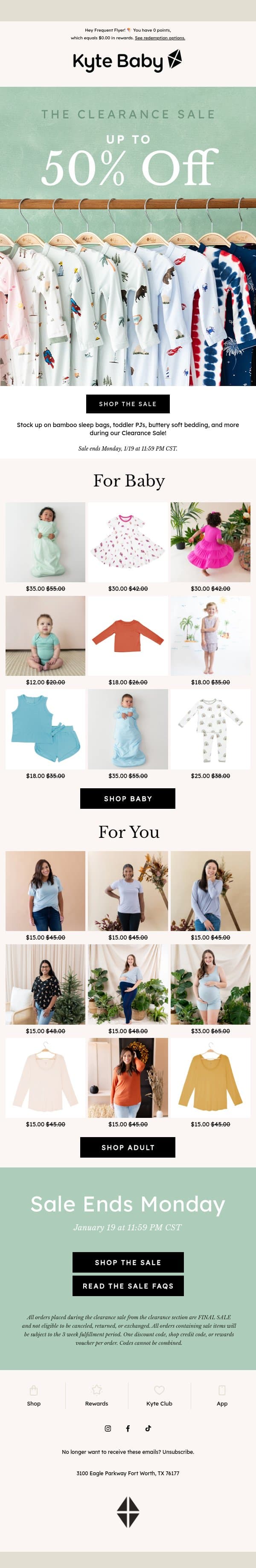 Ends tomorrow! ⏳ email from Kyte screenshot