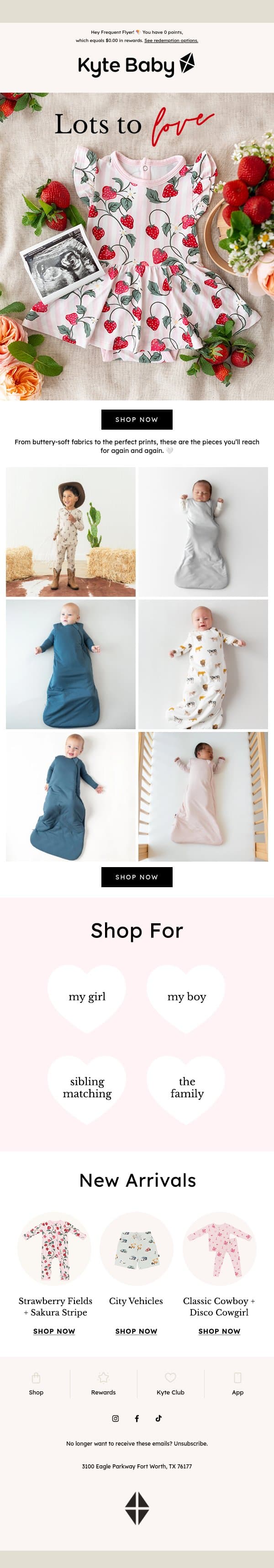 Lots to love! 💖 email from Kyte screenshot