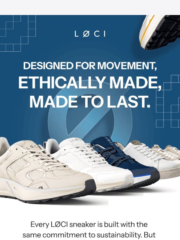 Designed for movement. Built to last. email from LØCI