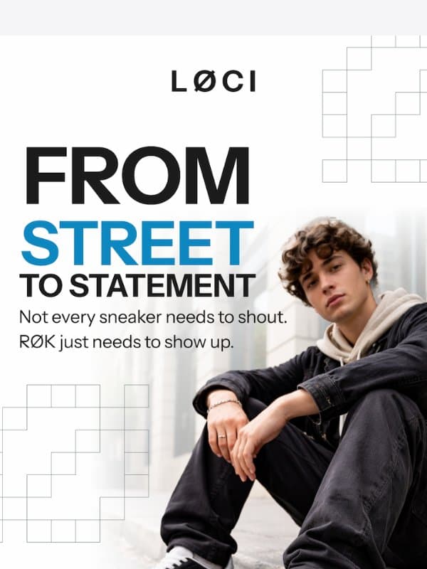 The new drop from LØCI is here 📦 email from LØCI