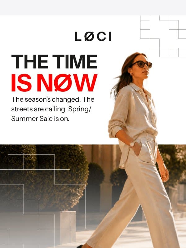 Act fast: limited stock on these kicks! email from LØCI