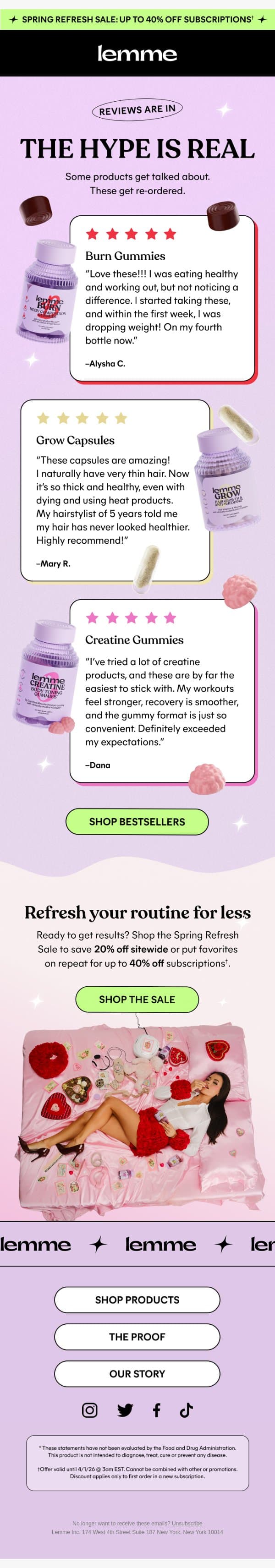These best sellers are up to 40% OFF ⭐️ email from Lemme screenshot