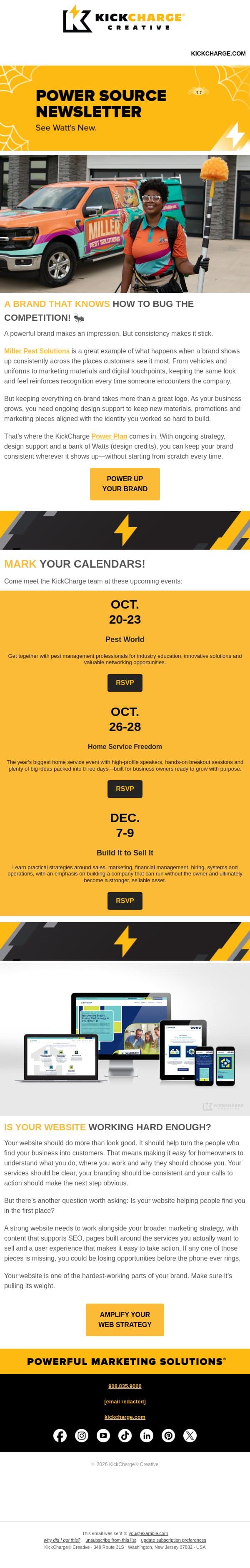 Branding Worth Bugging Out For! 🪲 email from Levergy screenshot