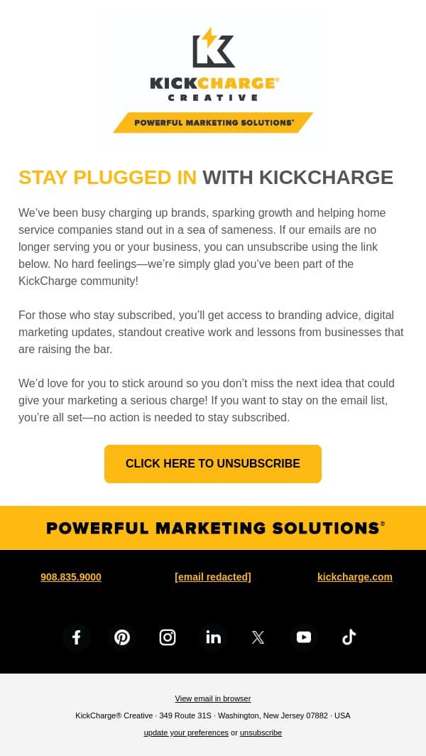 Still Interested in Powered-Up KickCharge Content? ⚡️ 👀 email from Levergy screenshot