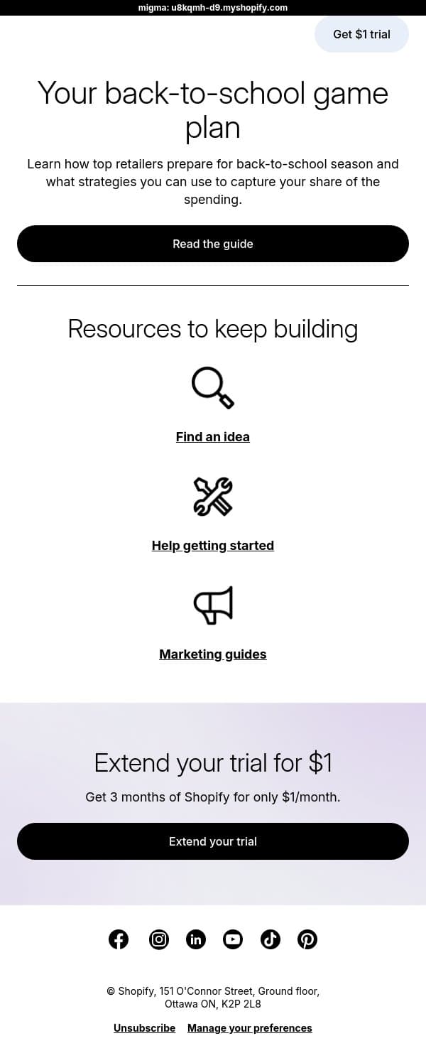 🎒 Back-to-school strategies that work email from LinkPop screenshot