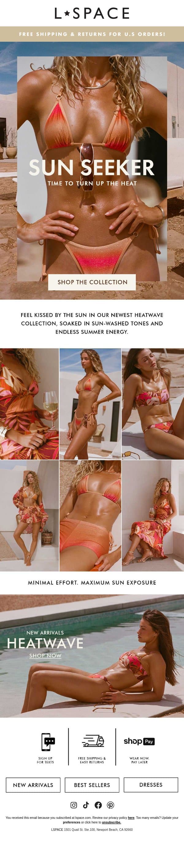 Warning: Things Are Heating Up 🔥 email from L*Space screenshot