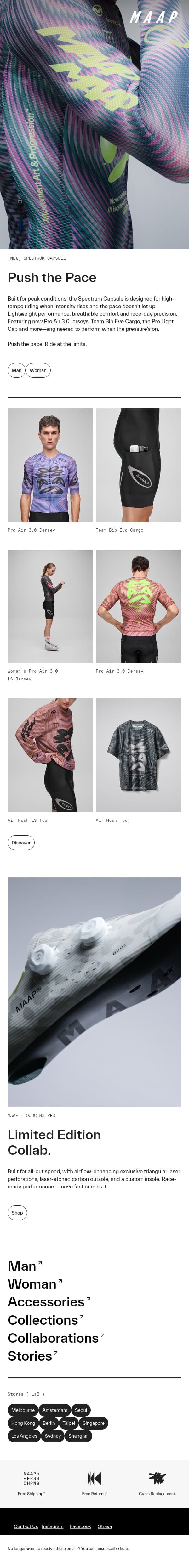 Pushing the Pace: Spectrum Capsule email from MAAP screenshot