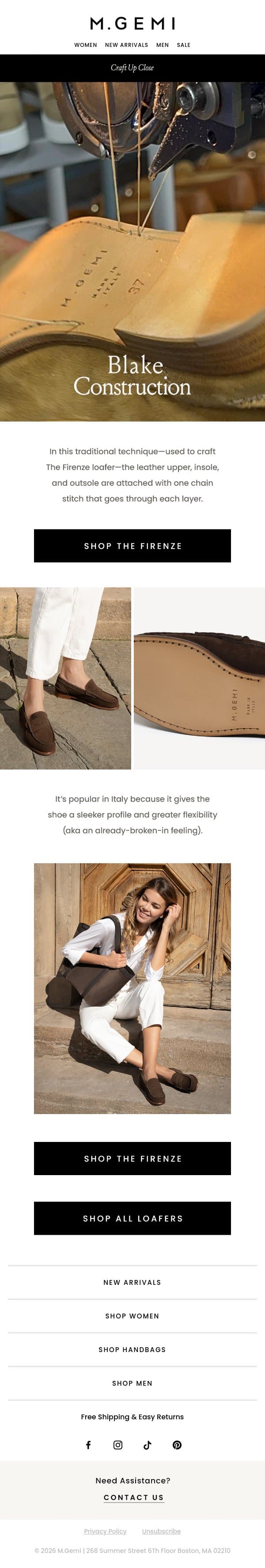 How It’s Made: The Firenze email from M.Gemi screenshot