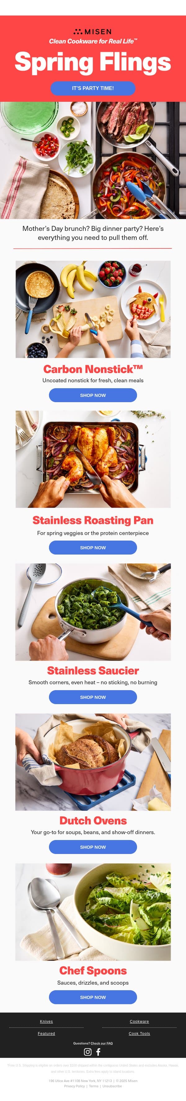 Everything You Need for Spring - Done email from Misen screenshot