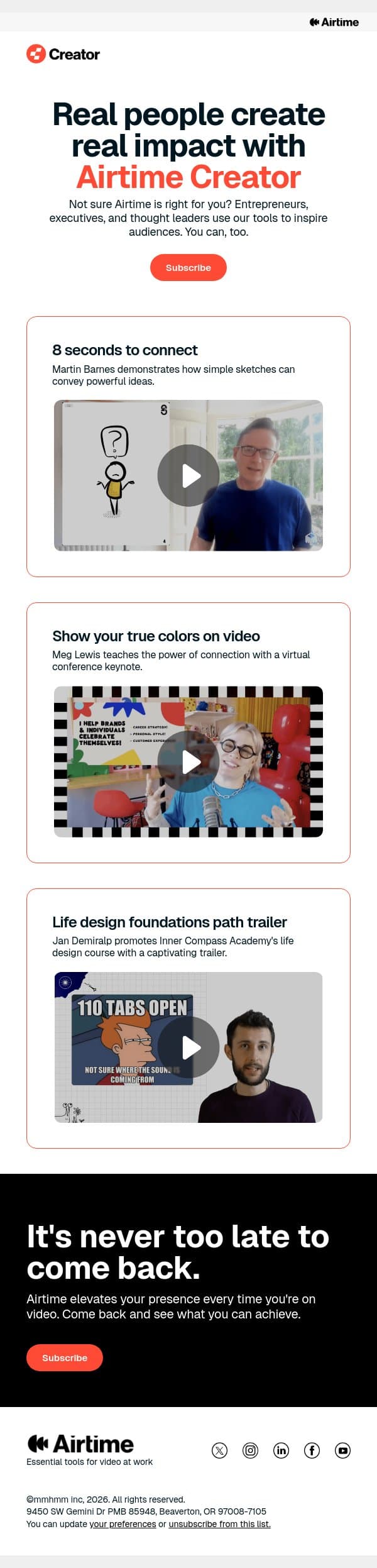 Still deciding? email from mmhmm screenshot