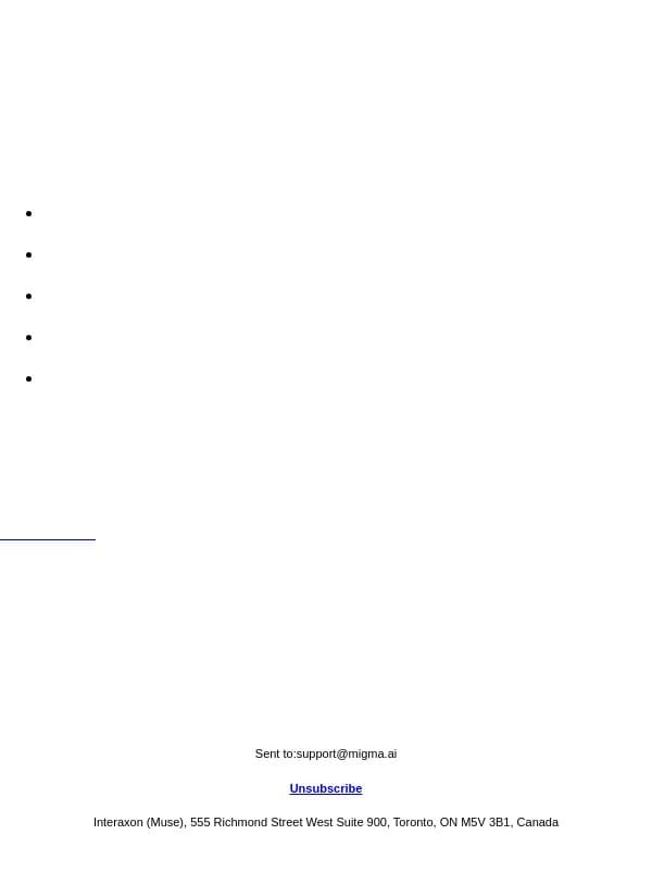 If you’re sleeping but still tired, this is why email from Muse screenshot