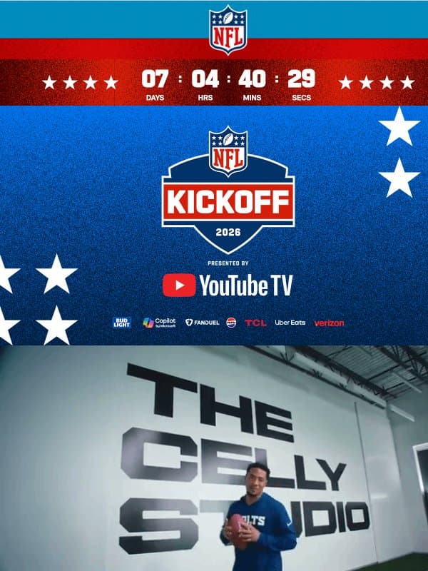 🚨 ONE. MORE. WEEK. Are You Ready? email from NFL