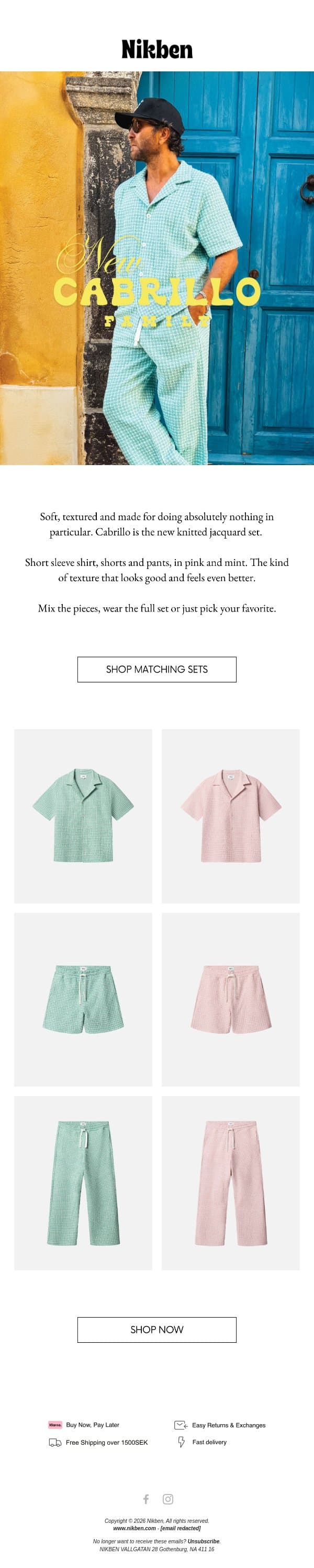 New drop! Meet Cabrillo. email from Nikben screenshot