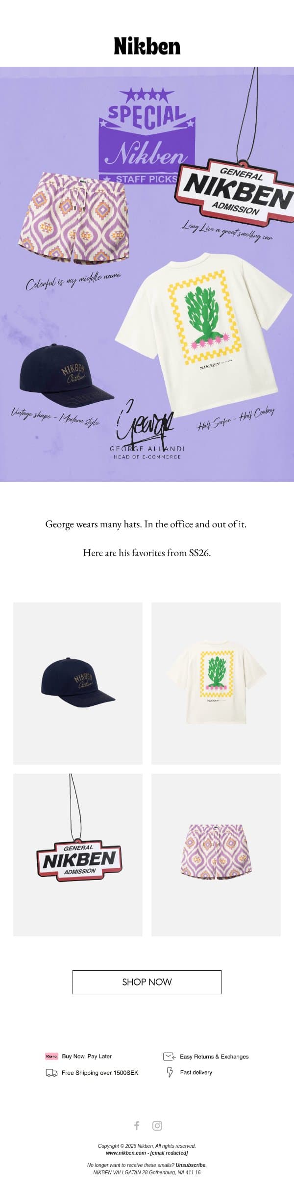Staff picks #3 email from Nikben screenshot