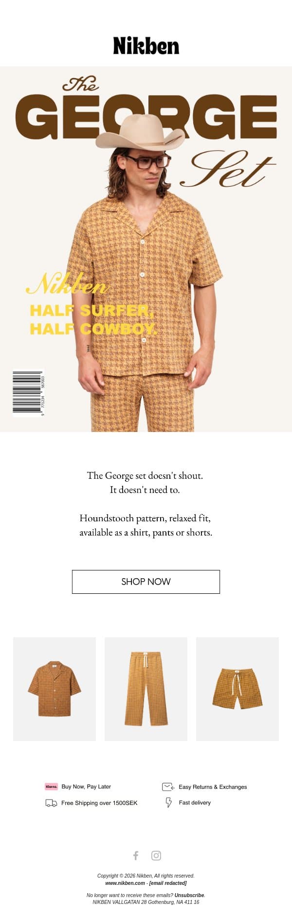 The one called George. email from Nikben screenshot