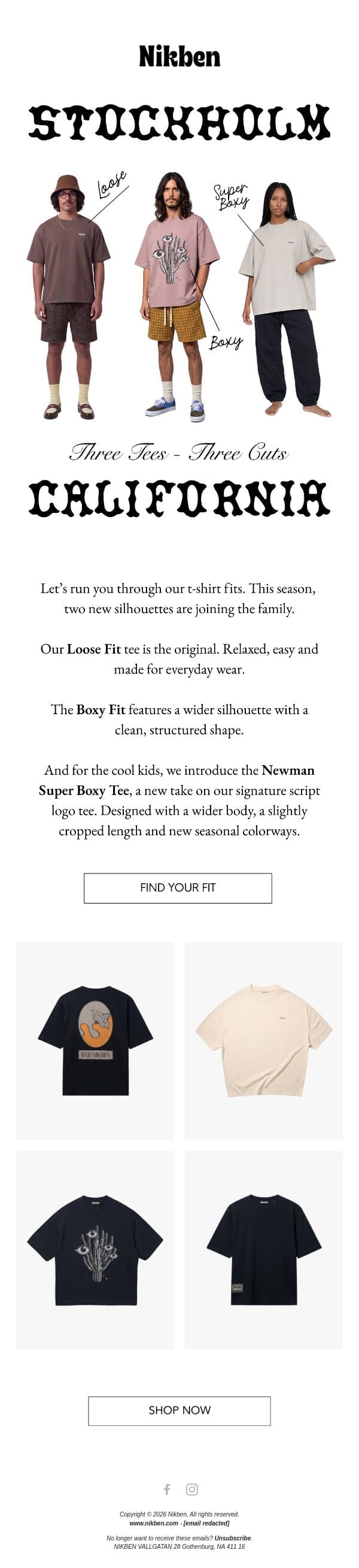 Three Ways to Wear It email from Nikben screenshot