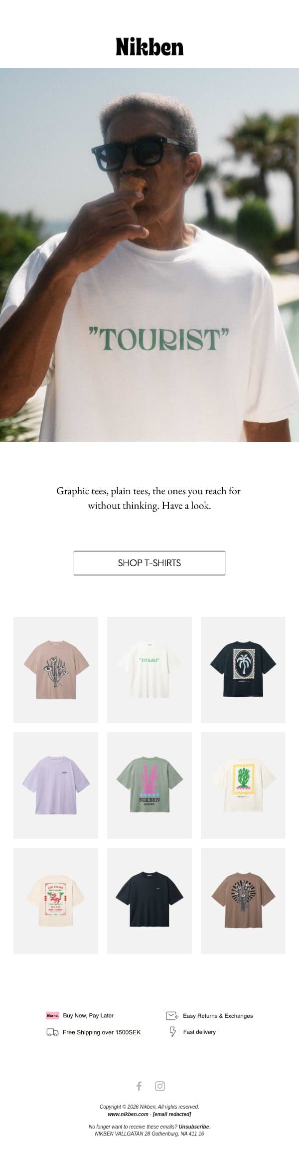 The t-shirt edit. email from Nikben screenshot